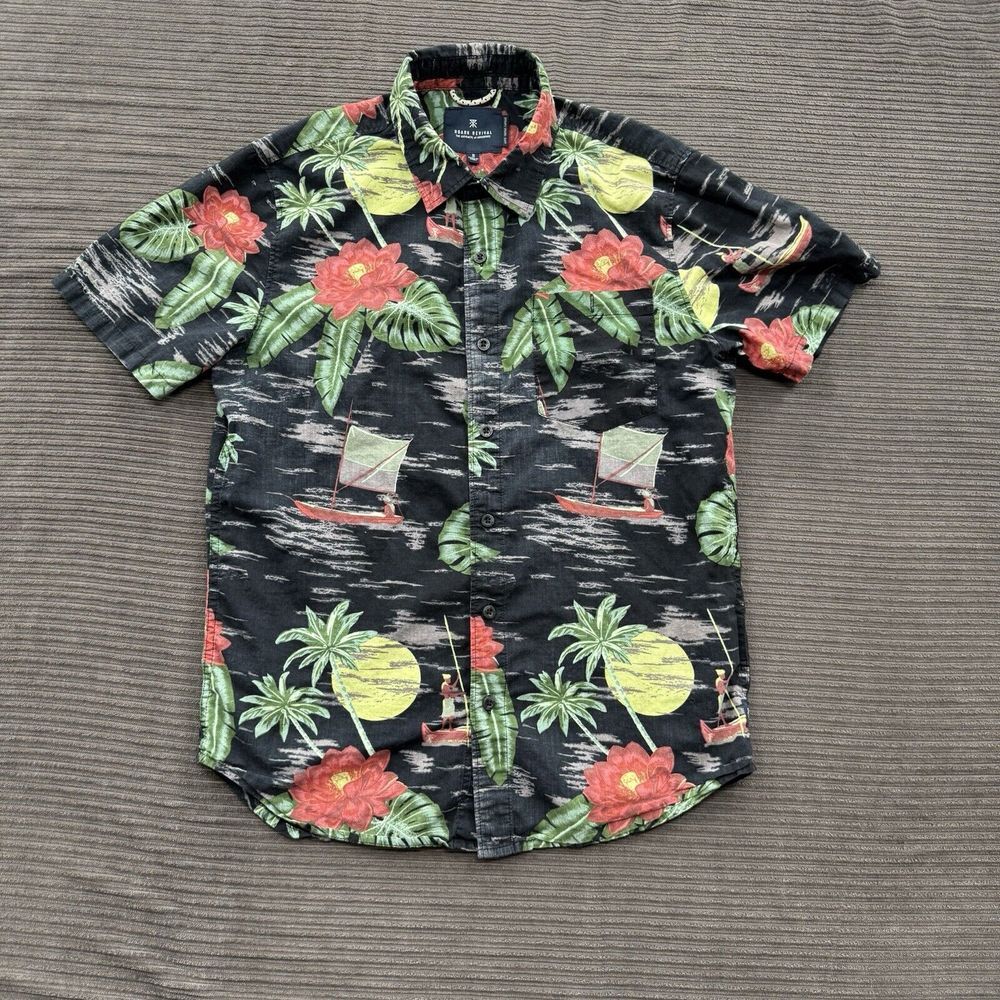 Roark Revival Hawaiian Shirt Men Small Floral Cotton Jamie Thomas Capsule.‎